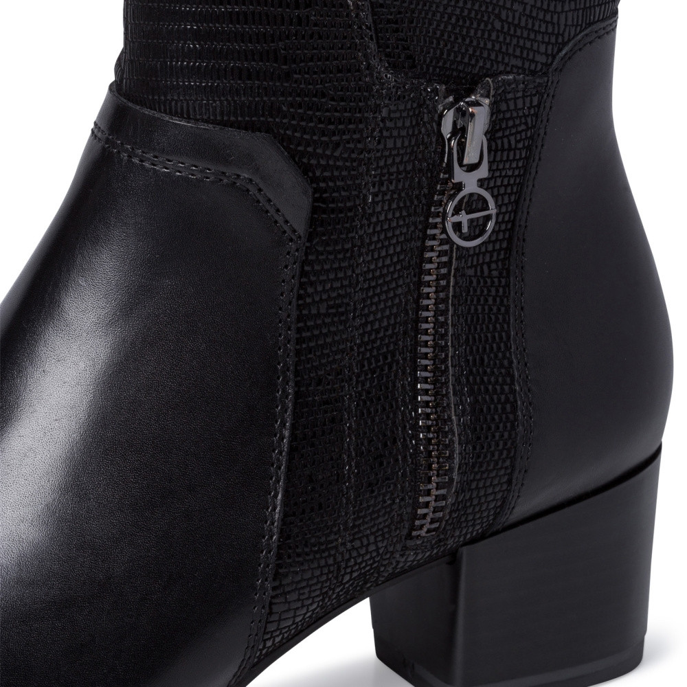 detail Dámská kotníková obuv TAMARIS 25314-27-001 černá W1