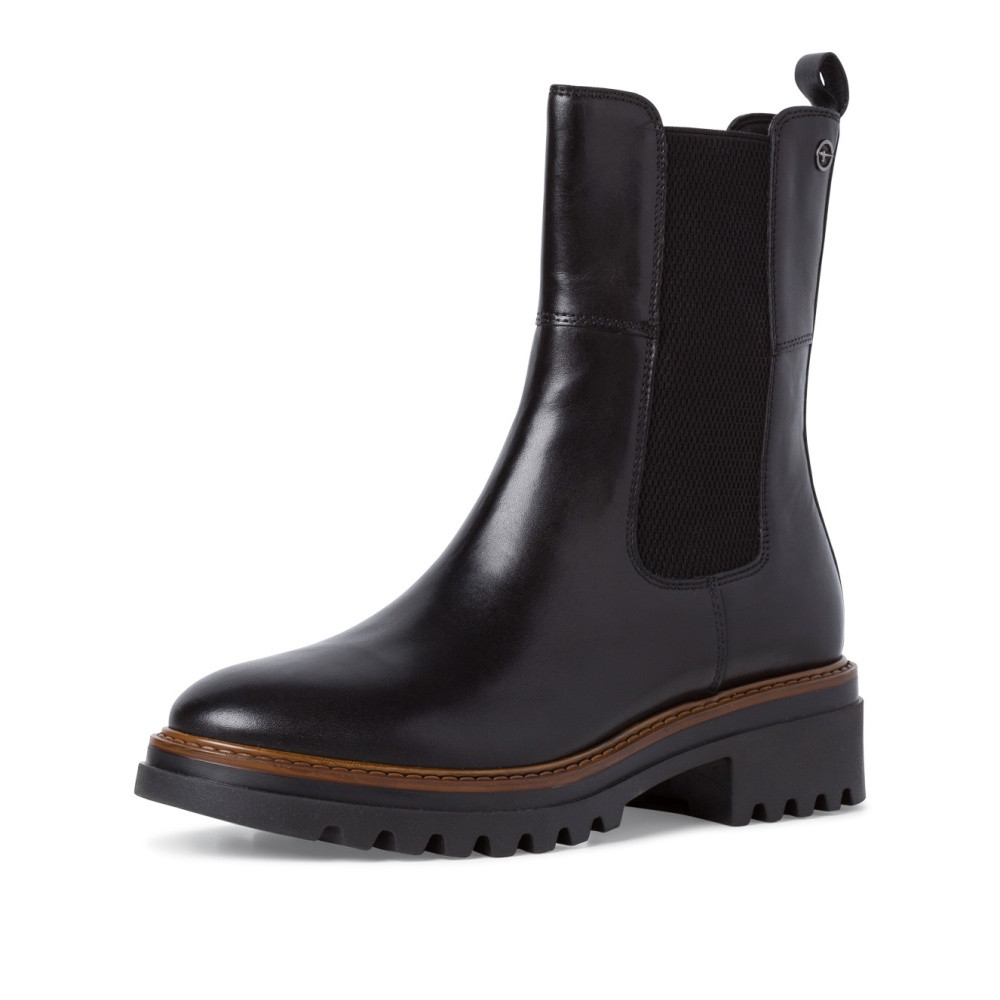 detail Dámská kotníková obuv TAMARIS 25443-27-001 černá W1