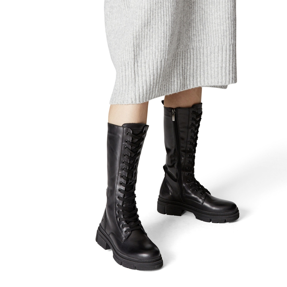 detail Dámské kozačky TAMARIS 25245-37-003 černá W1