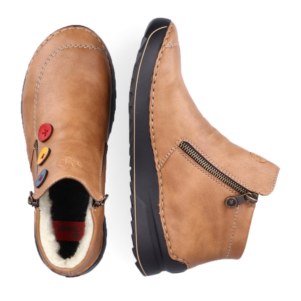 detail Dámská obuv RIEKER RIE-10301460-W1 hnědá