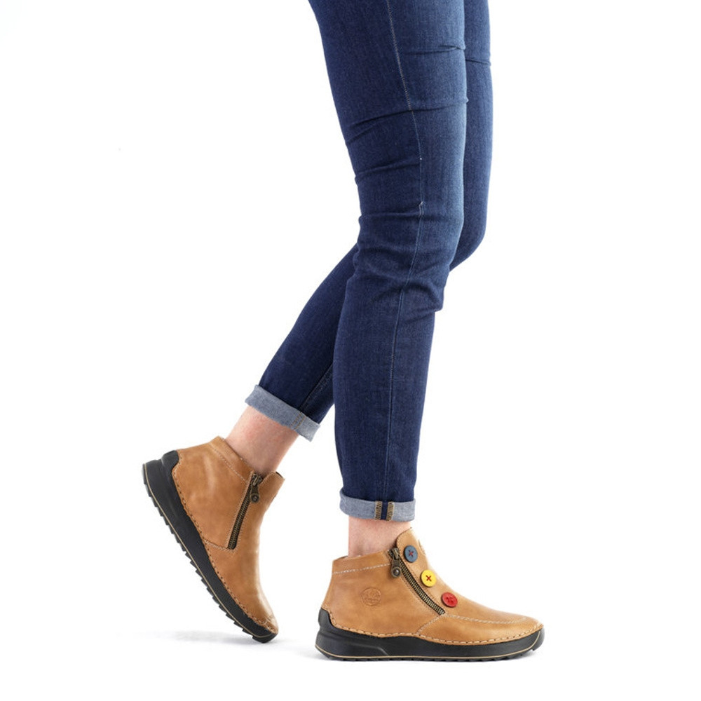 detail Dámská obuv RIEKER RIE-10301460-W1 hnědá