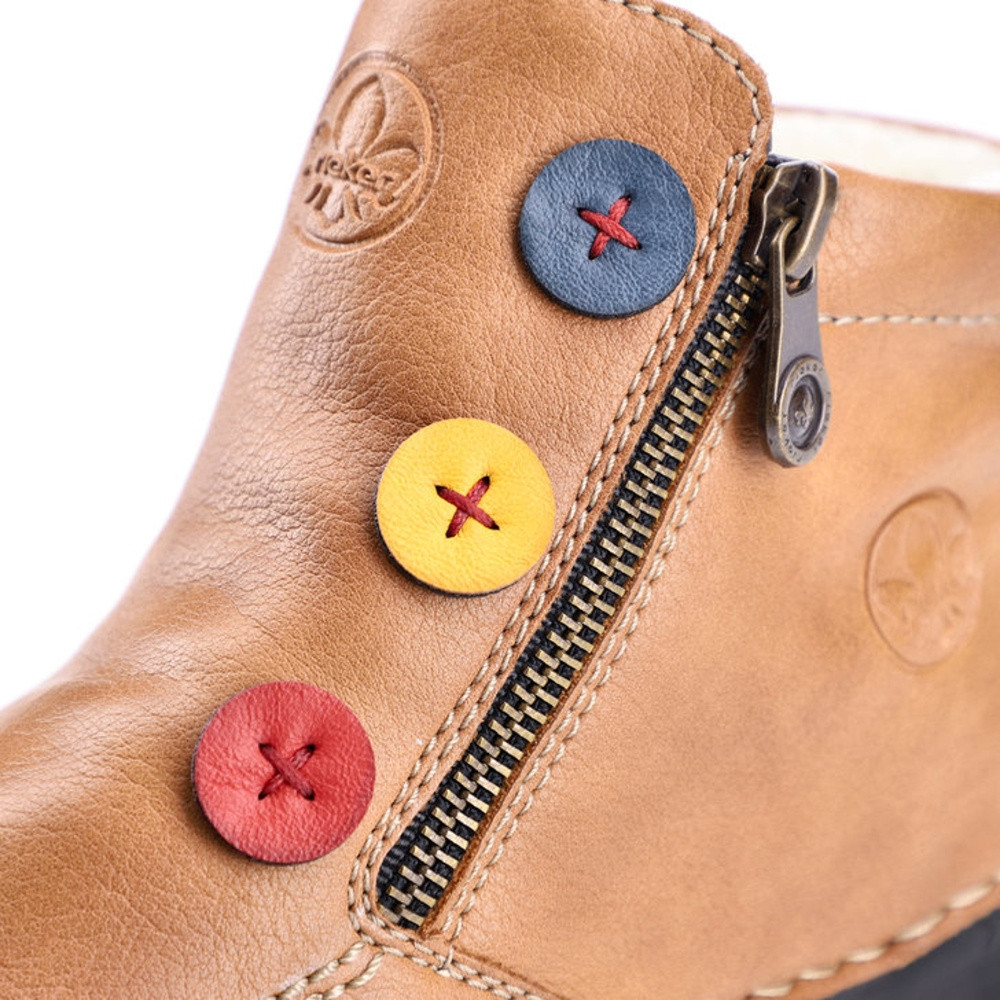 detail Dámská obuv RIEKER RIE-10301460-W1 hnědá