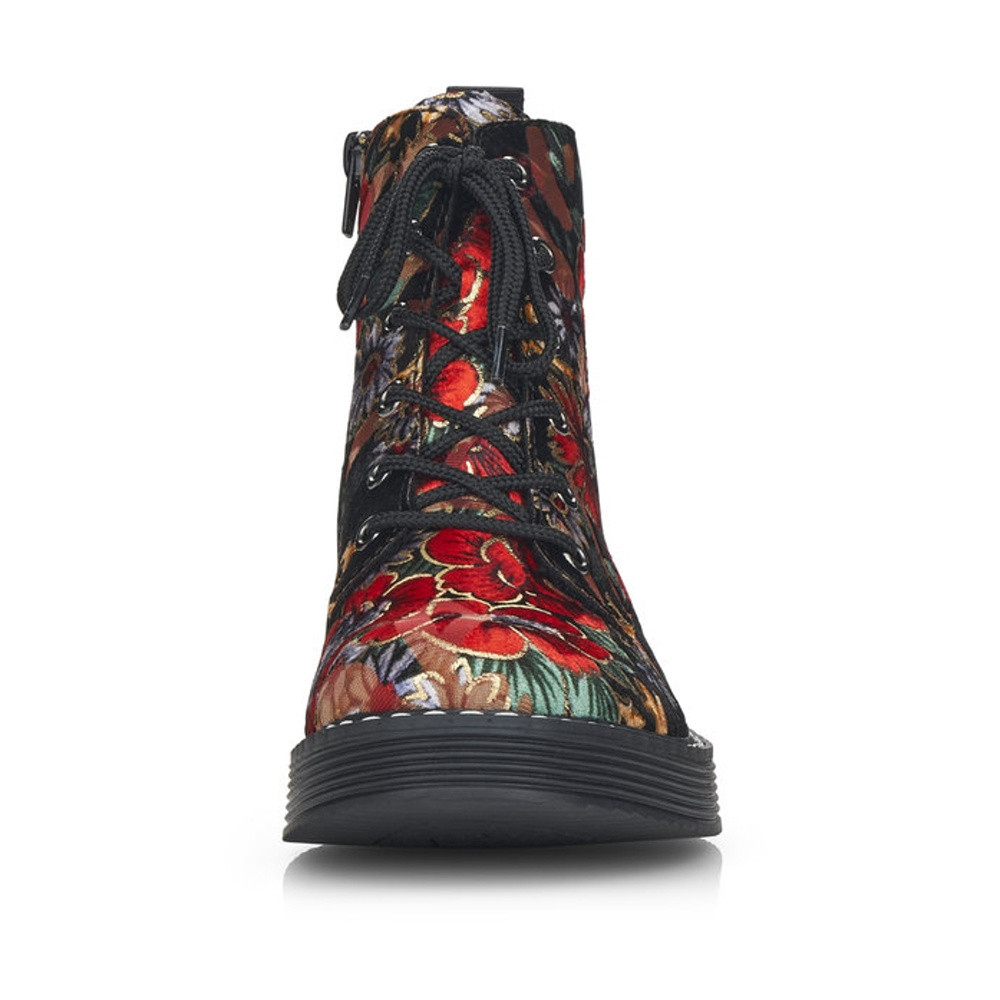 detail Dámska členková obuv RIEKER 70010-90 multicolor W1