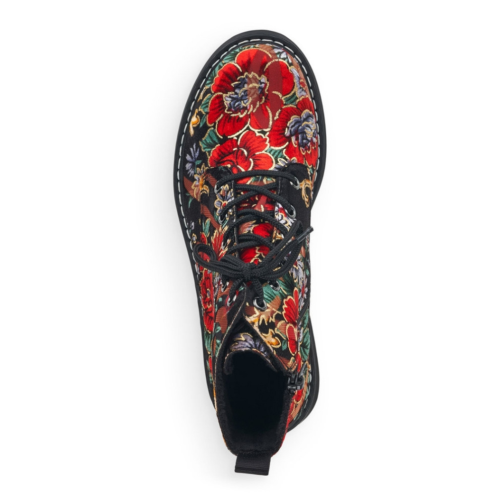 detail Dámska členková obuv RIEKER 70010-90 multicolor W1