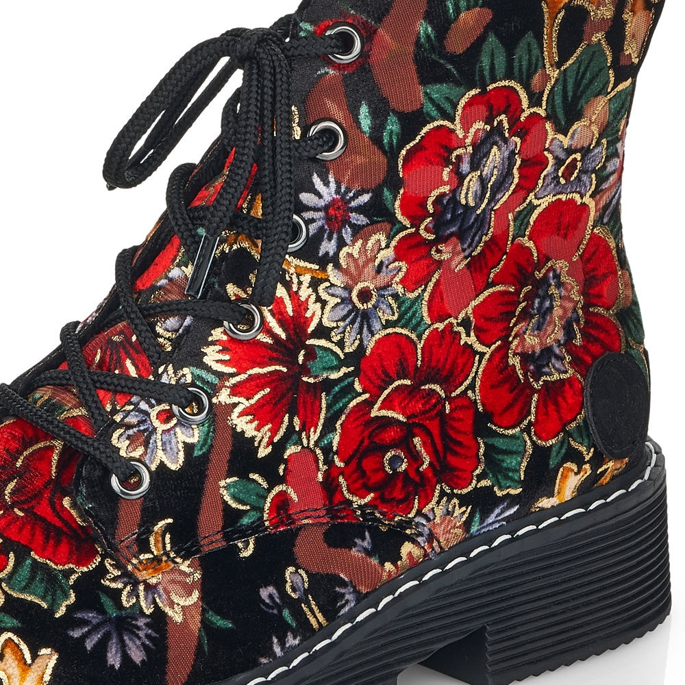 detail Dámska členková obuv RIEKER 70010-90 multicolor W1