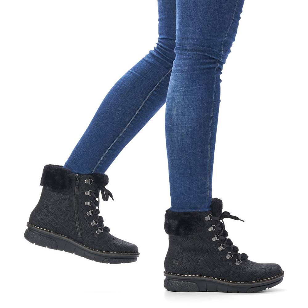 detail Dámská obuv RIEKER RIE-10301489-W1 černá