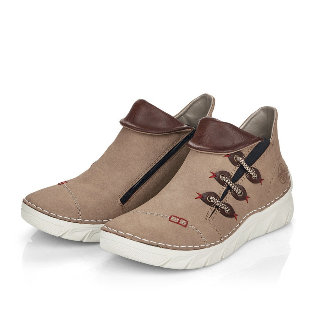 detail Dámská obuv RIEKER RIE-10301492-W1 hnědá