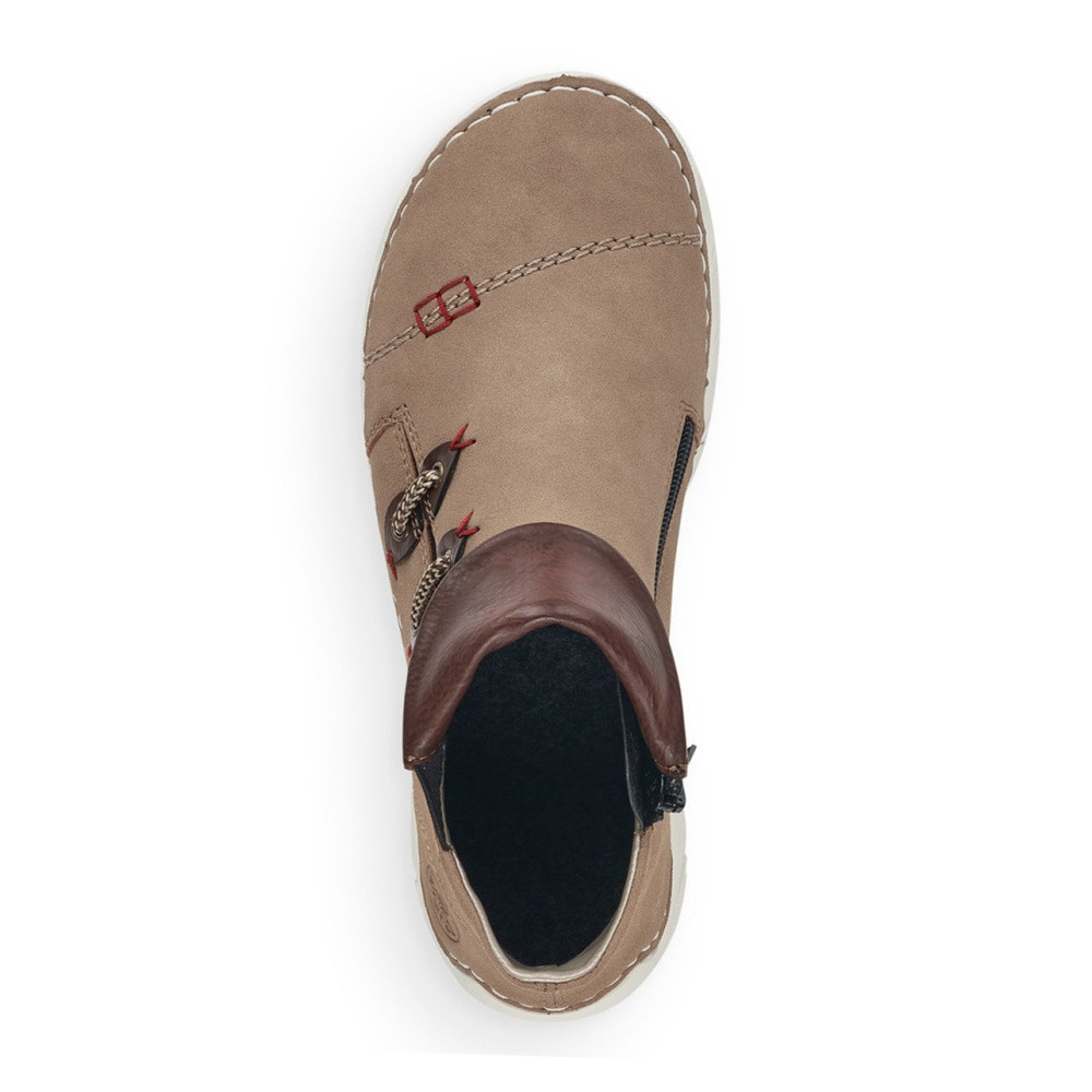 detail Dámská obuv RIEKER RIE-10301492-W1 hnědá