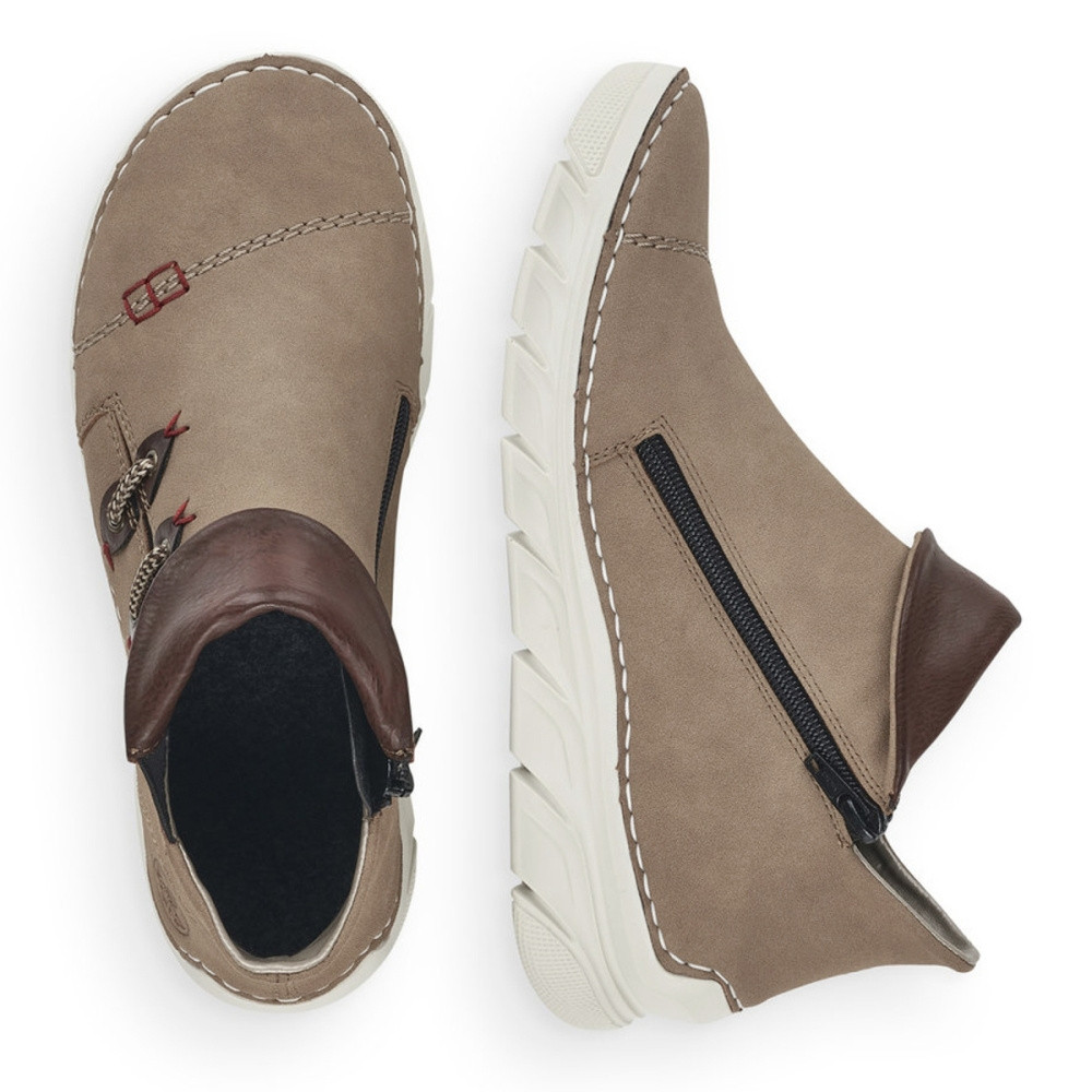 detail Dámská obuv RIEKER RIE-10301492-W1 hnědá