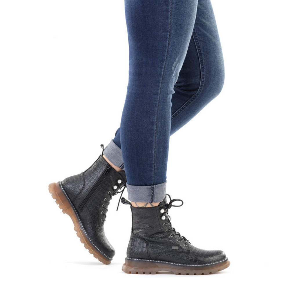 detail Dámská obuv RIEKER RIE-10301507-W1 černá