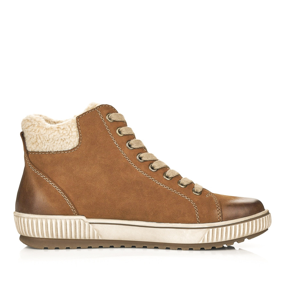 detail Dámská kotníková obuv REMONTE D0770-22 hnědá W4