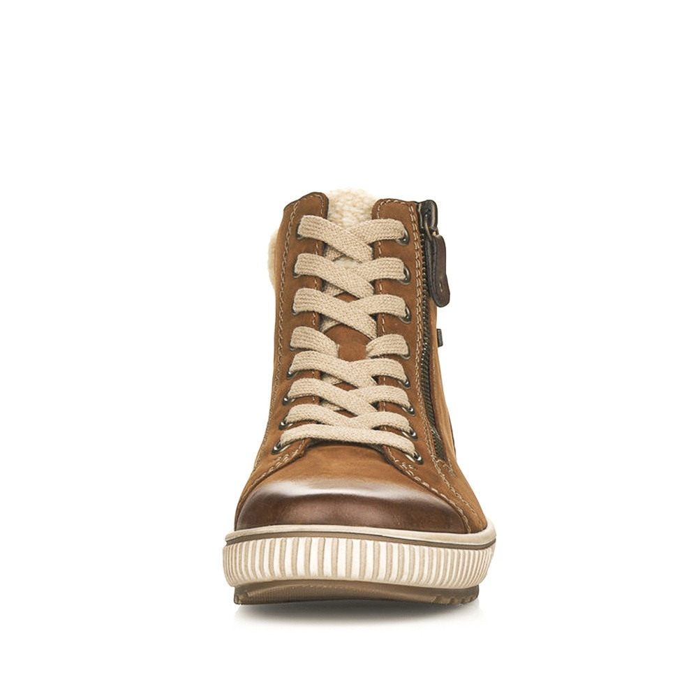 detail Dámská kotníková obuv REMONTE D0770-22 hnědá W4