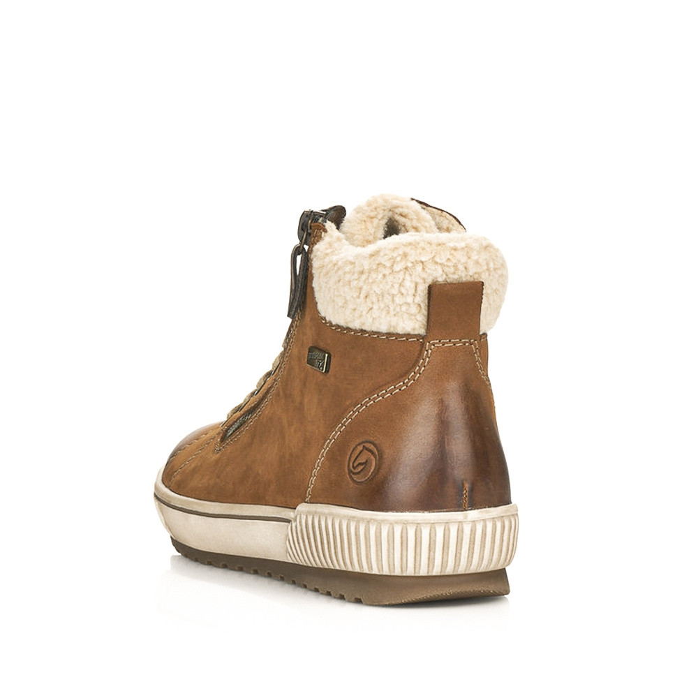 detail Dámská kotníková obuv REMONTE D0770-22 hnědá W4