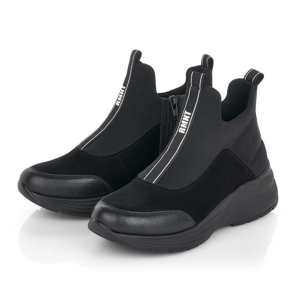 detail Dámská kotníková obuv REMONTE D6670-02 černá W1