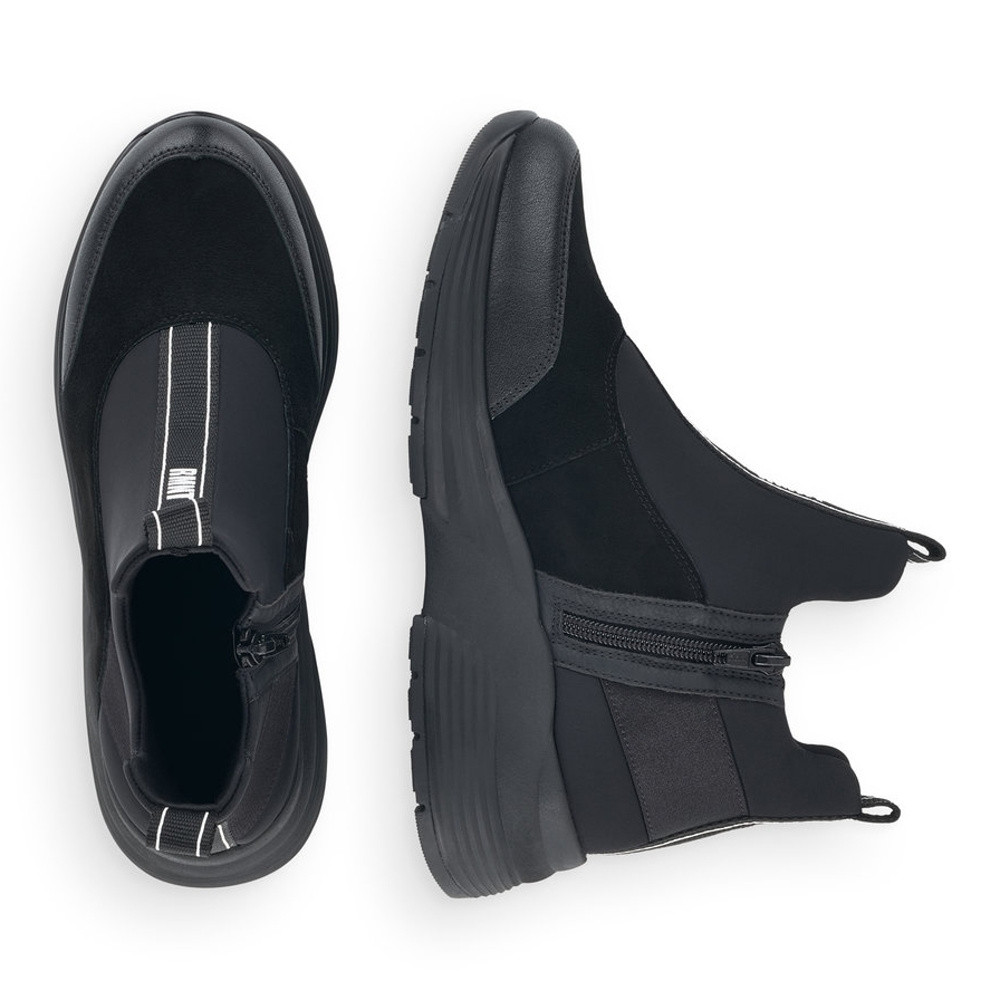 detail Dámská kotníková obuv REMONTE D6670-02 černá W1