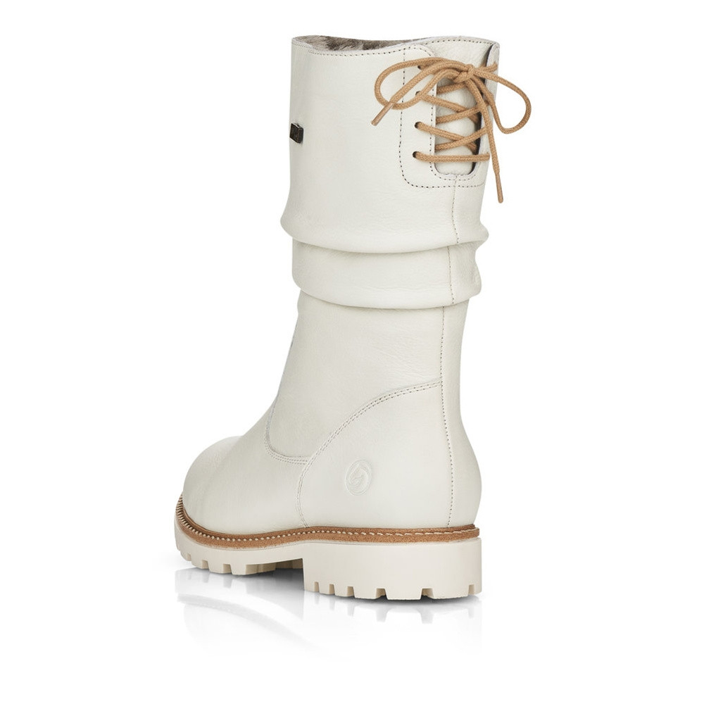 detail Dámská kotníková obuv REMONTE D8477-80 bílá W2