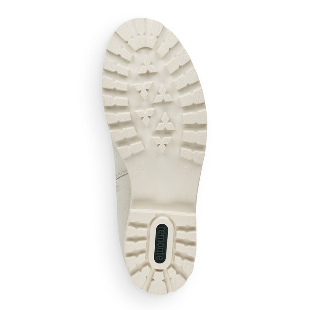 detail Dámská kotníková obuv REMONTE D8477-80 bílá W2