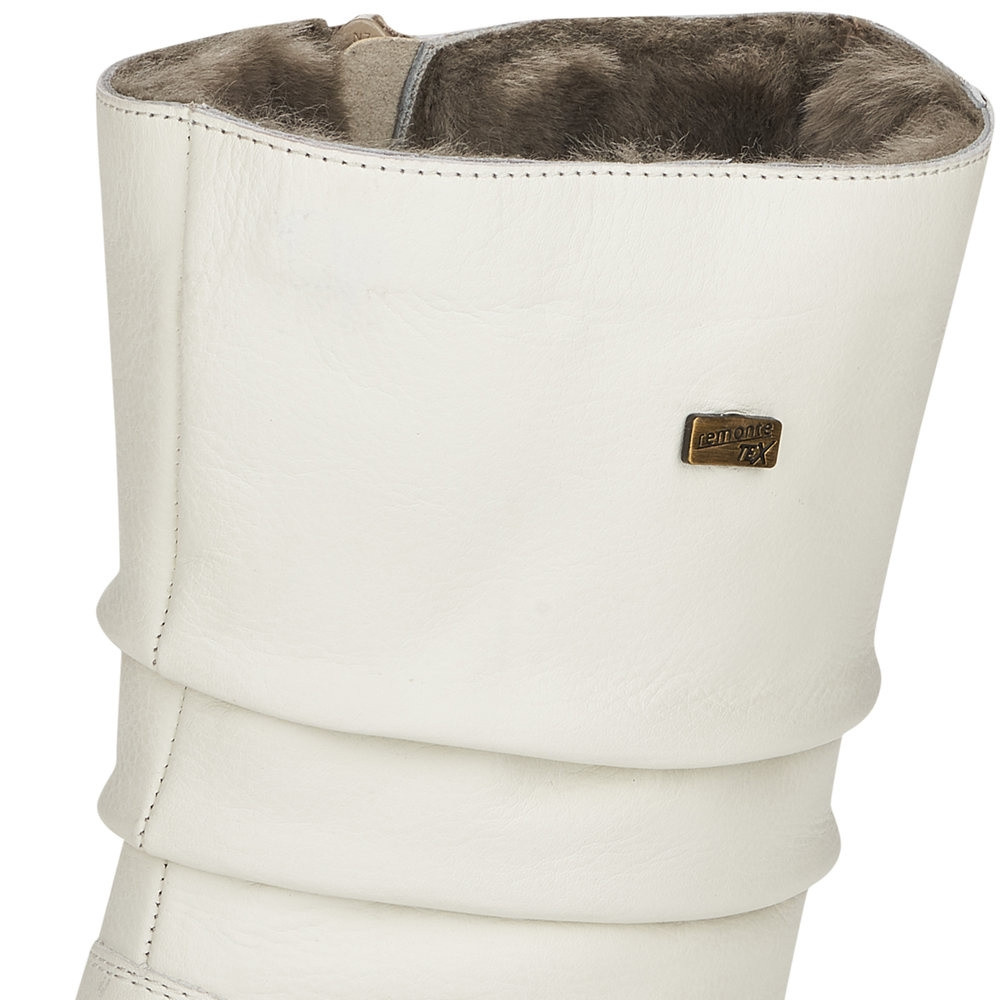 detail Dámská kotníková obuv REMONTE D8477-80 bílá W2