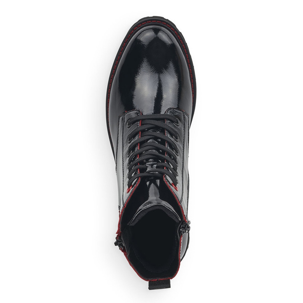 detail Dámská kotníková obuv REMONTE D8682-02 černá W1