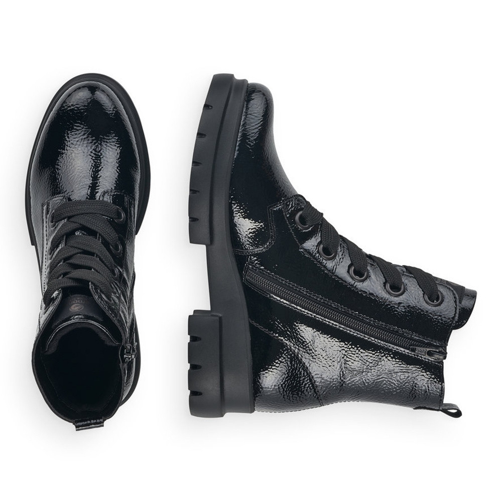 detail Dámská kotníková obuv REMONTE D8970-02 černá W1