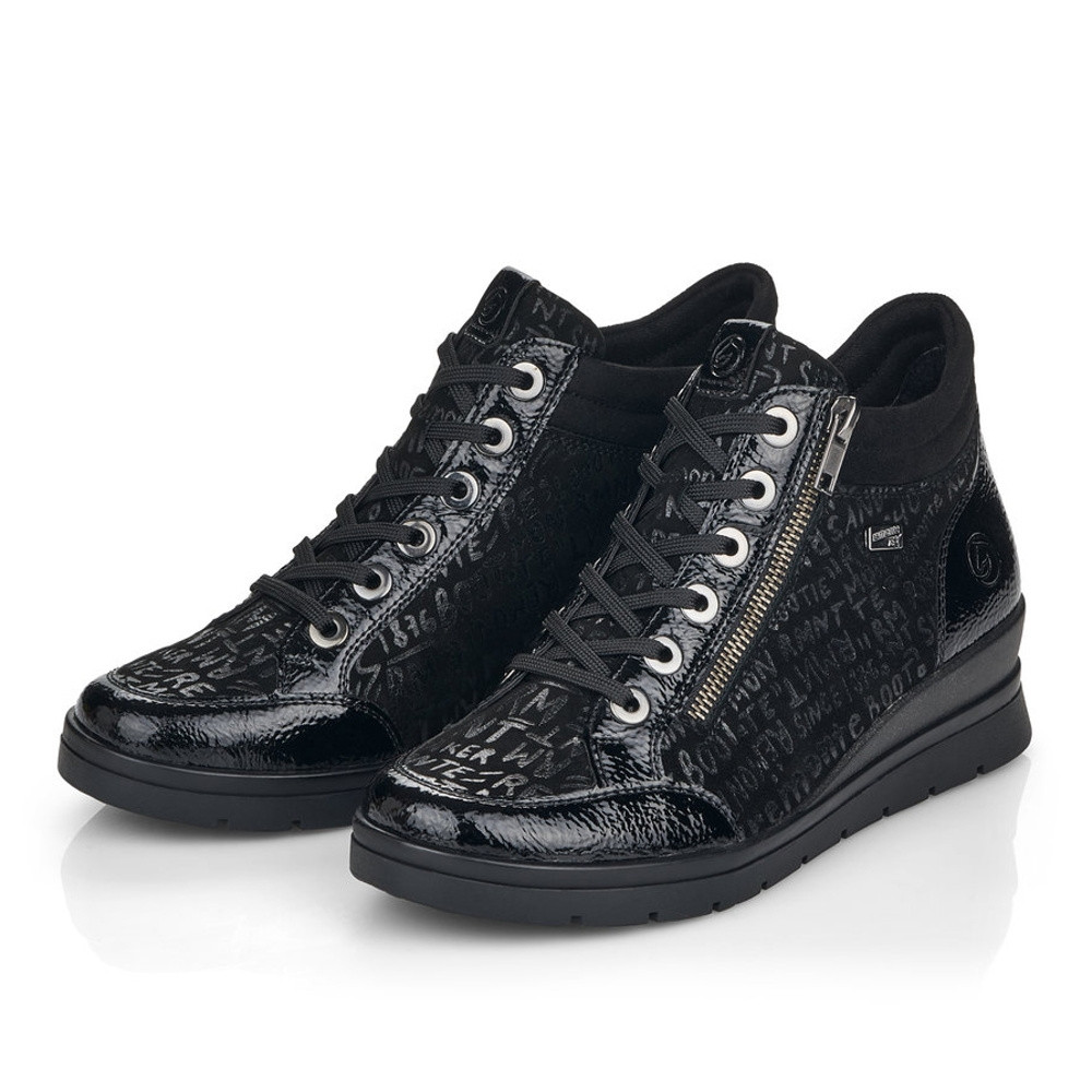 detail Dámská kotníková obuv REMONTE R0773-03 černá W2