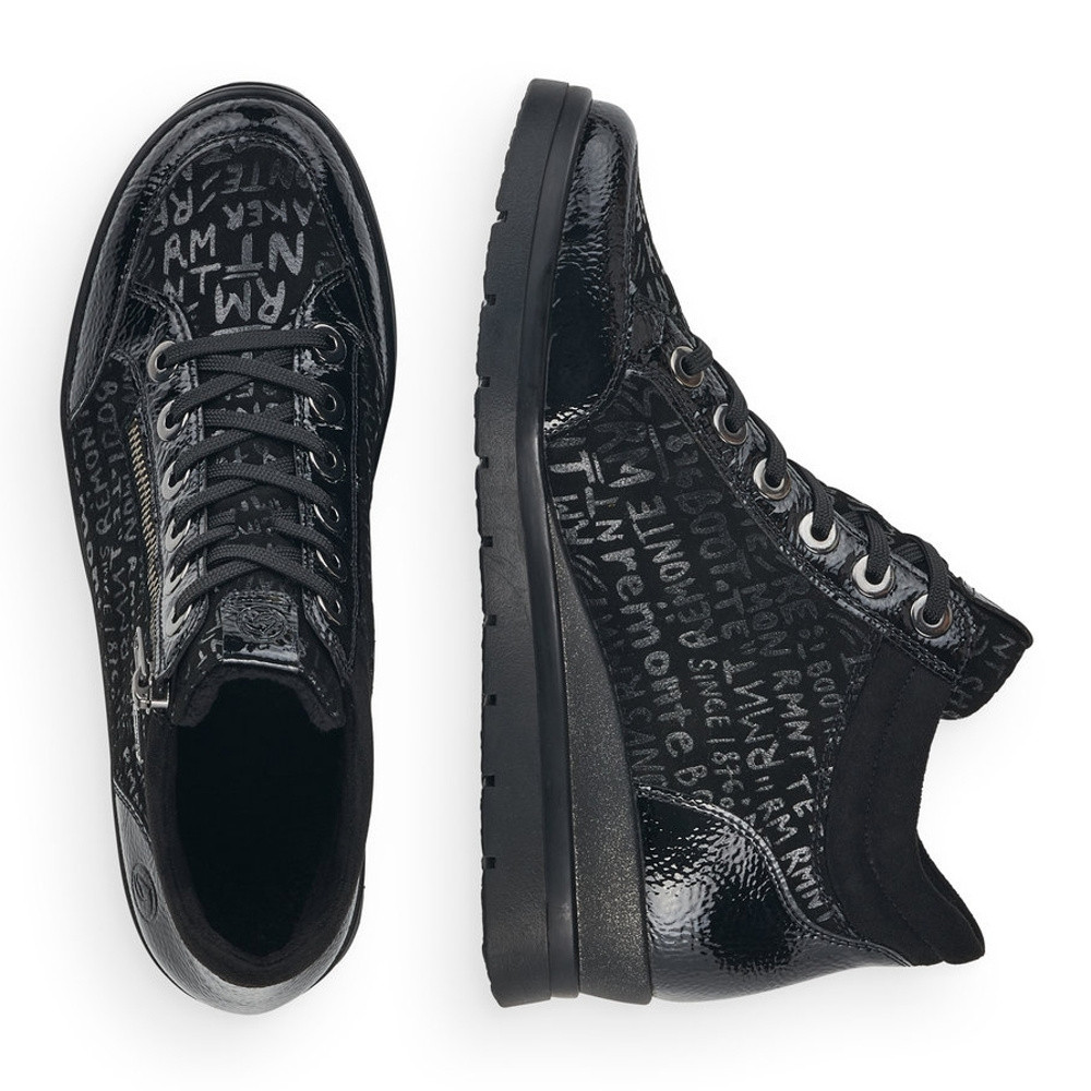 detail Dámská kotníková obuv REMONTE R0773-03 černá W2