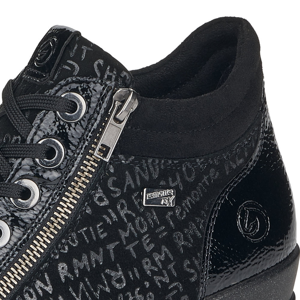 detail Dámská kotníková obuv REMONTE R0773-03 černá W2