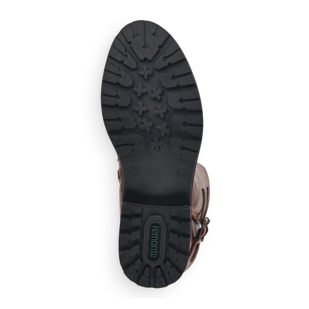 detail Dámské kozačky REMONTE R6590-22 hnědá W5