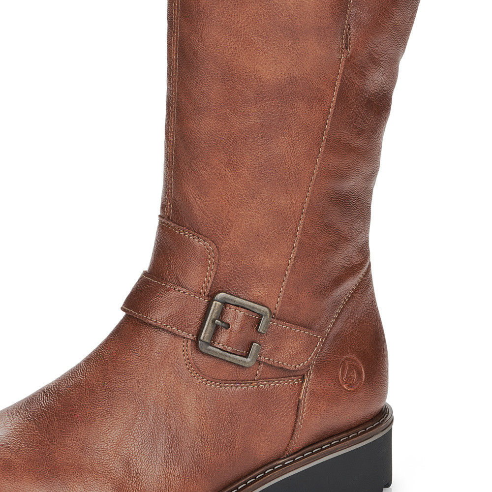 detail Dámské kozačky REMONTE R6590-22 hnědá W5