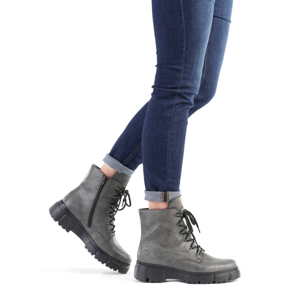 detail Dámská obuv RIEKER RIE-10301666-W1 šedá