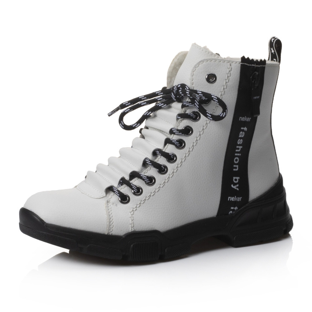 detail Dámská obuv RIEKER RIE-10301676-W1 bílá