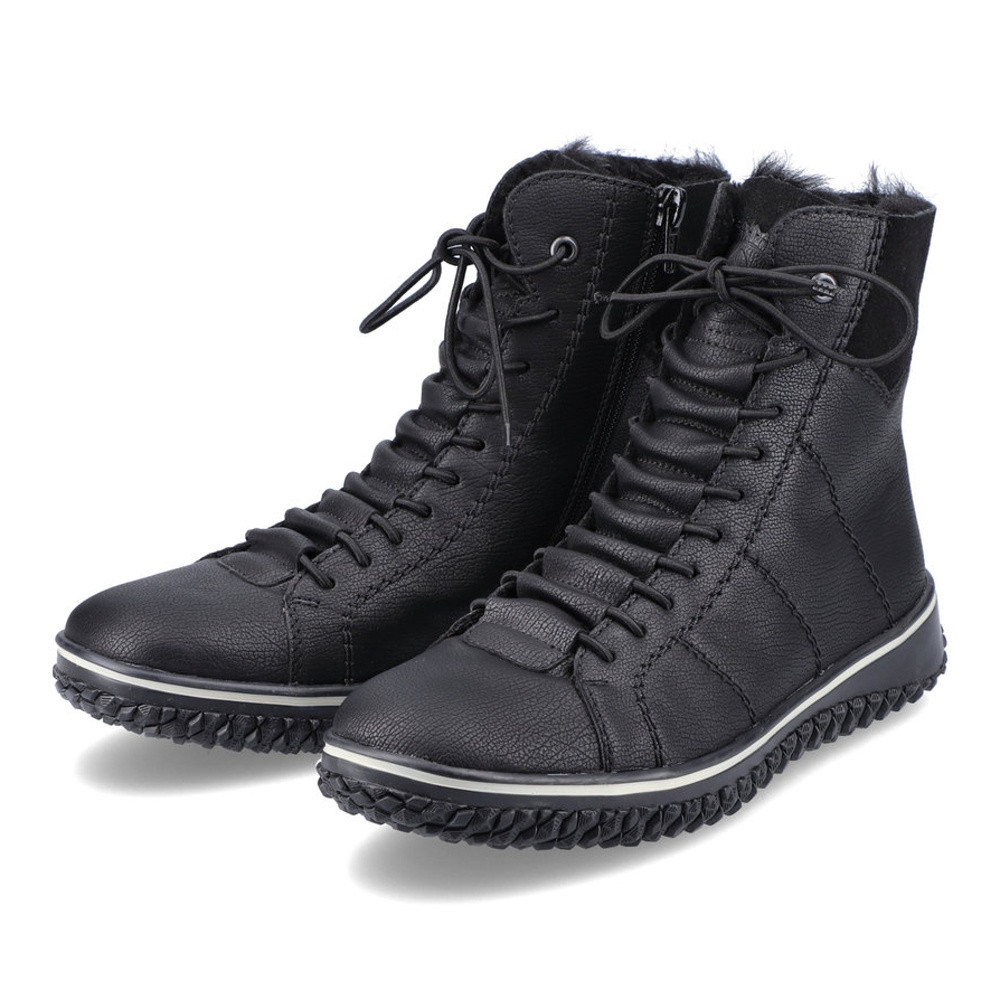 detail Dámská kotníková obuv RIEKER Z4228-01 černá W1