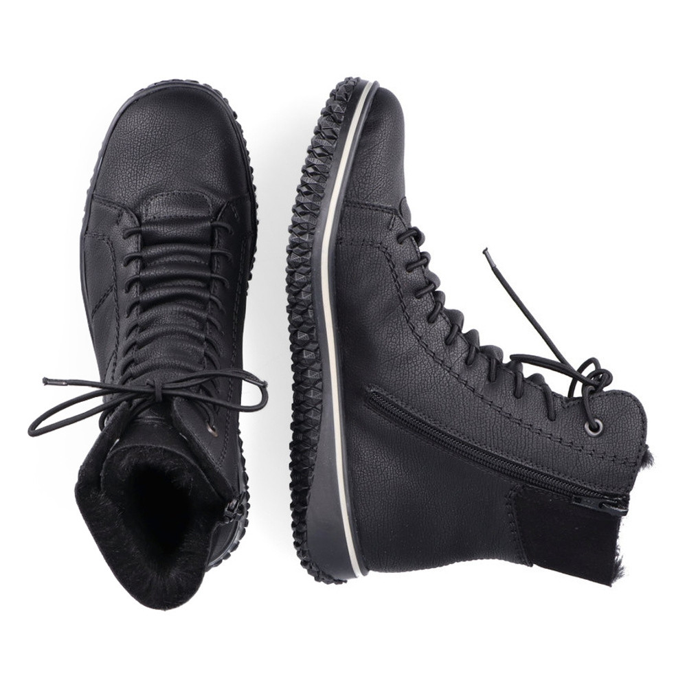 detail Dámská kotníková obuv RIEKER Z4228-01 černá W1