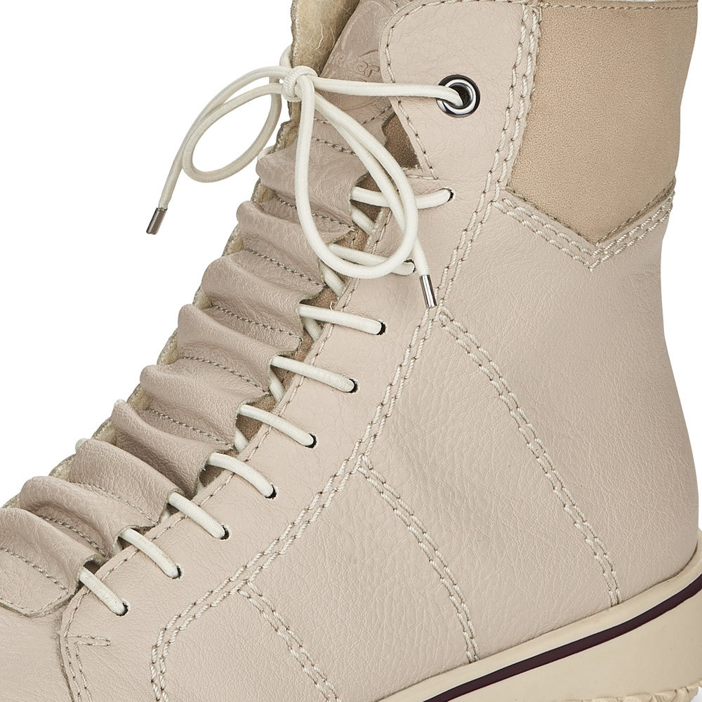 detail Dámská obuv RIEKER RIE-10301735-W1 béžová