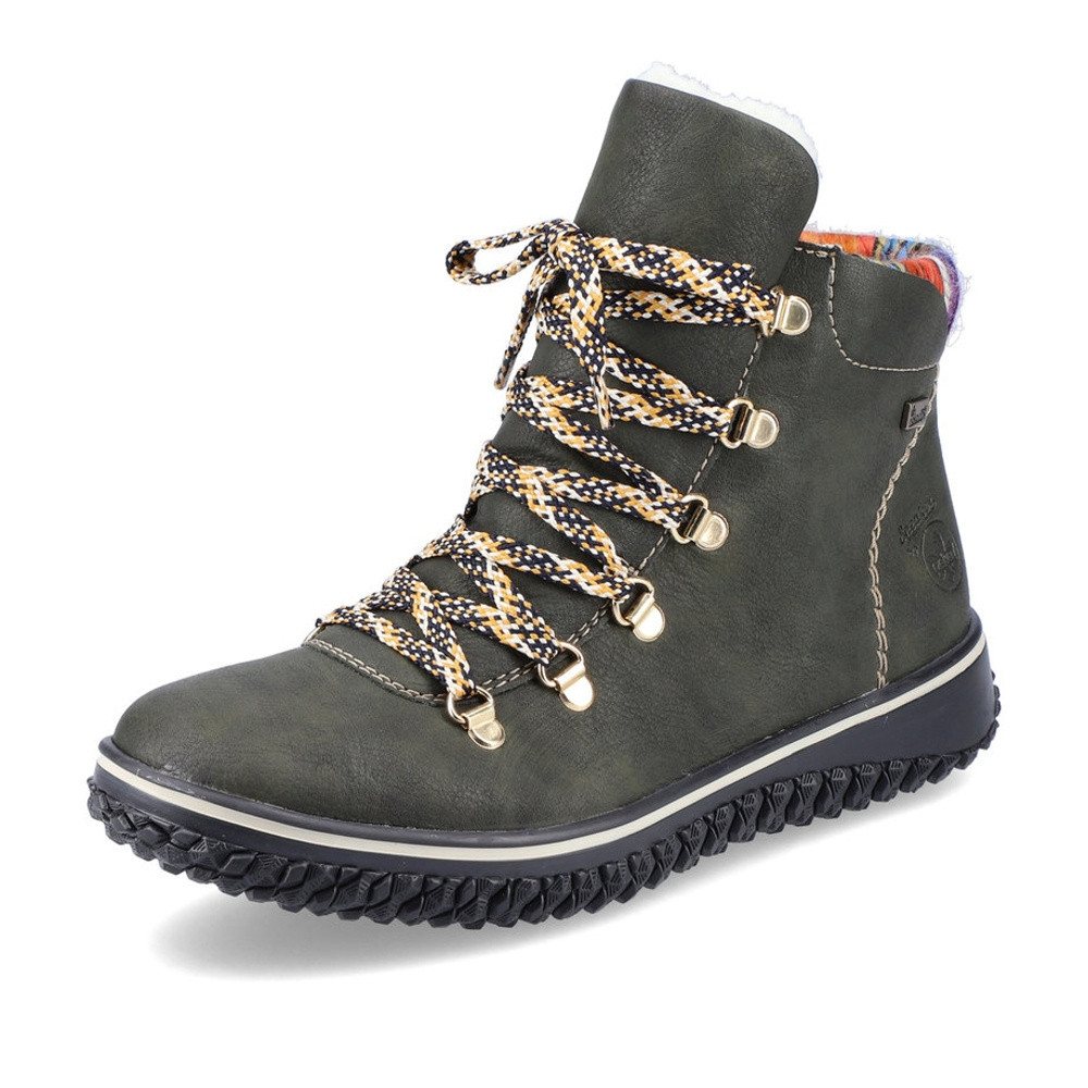 detail Dámská obuv RIEKER RIE-10301737-W1 zelená