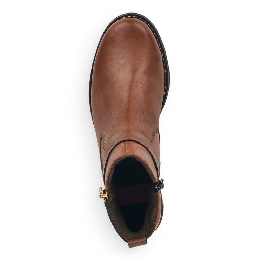 detail Dámská kotníková obuv RIEKER Z4959-22 hnědá W5