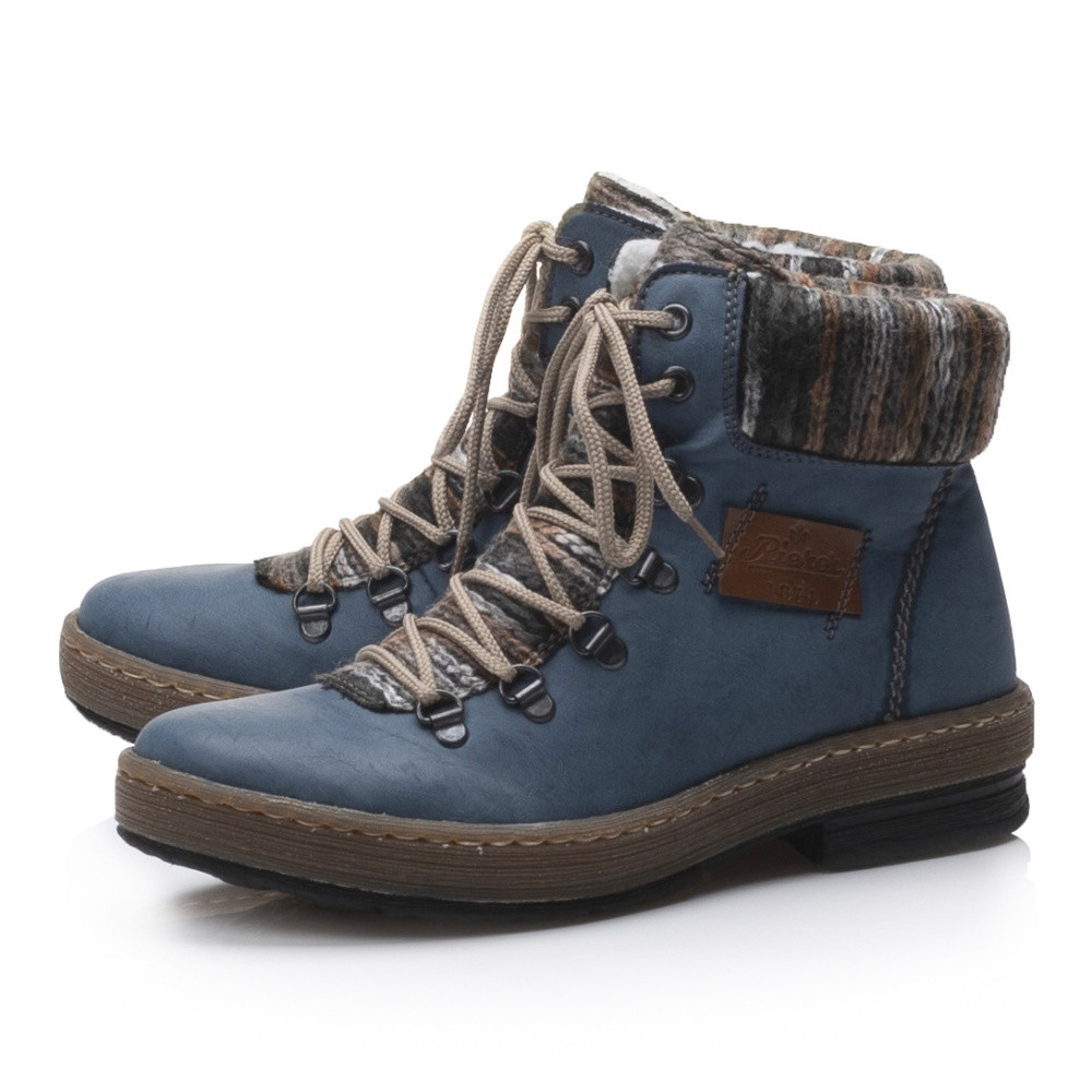 detail Dámská obuv RIEKER RIE-10301756-W2 modrá