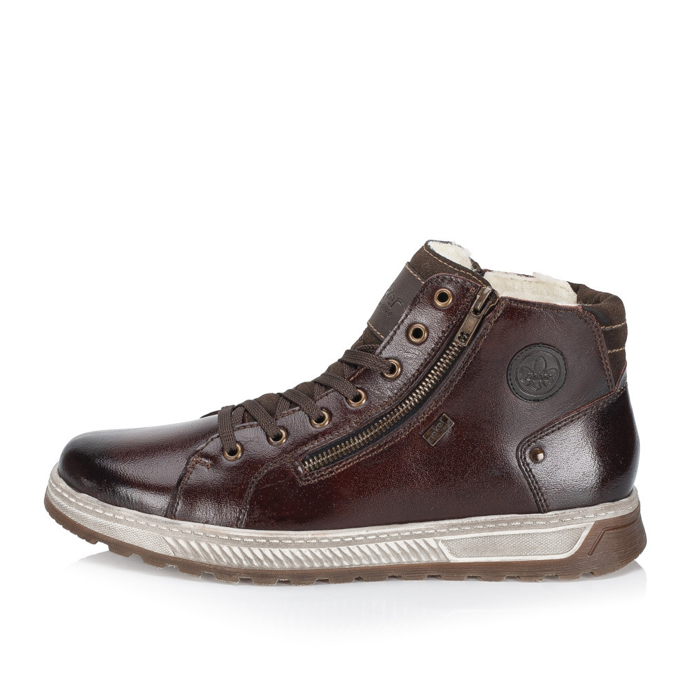 detail Pánská kotníková obuv RIEKER 37021-25 hnědá W4