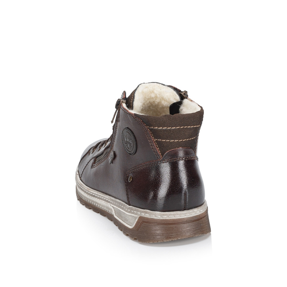 detail Pánská kotníková obuv RIEKER 37021-25 hnědá W4