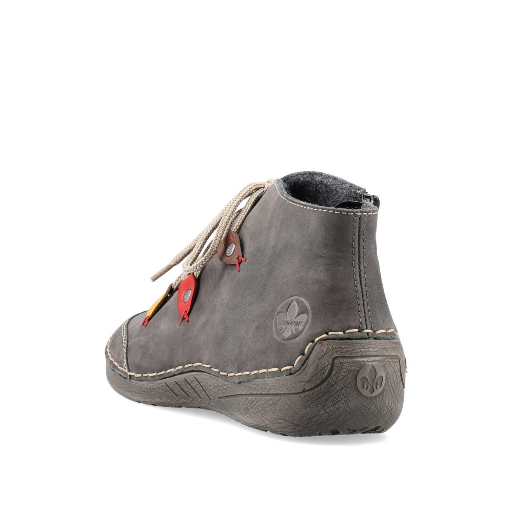 detail Dámská kotníková obuv RIEKER 52542-42 šedá W1