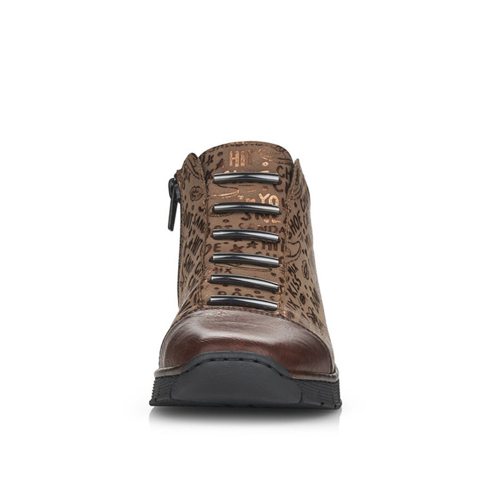 detail Dámská obuv RIEKER RIE-10301803-W1 hnědá