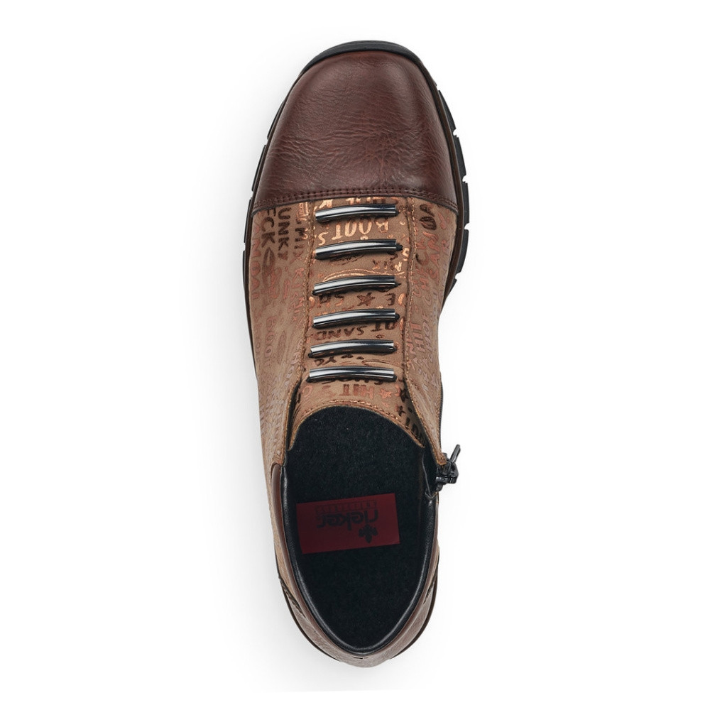 detail Dámská obuv RIEKER RIE-10301803-W1 hnědá