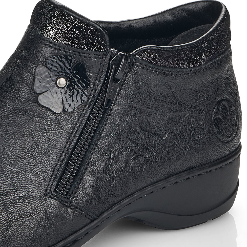 detail Dámská obuv RIEKER RIE-10301808-W1 černá