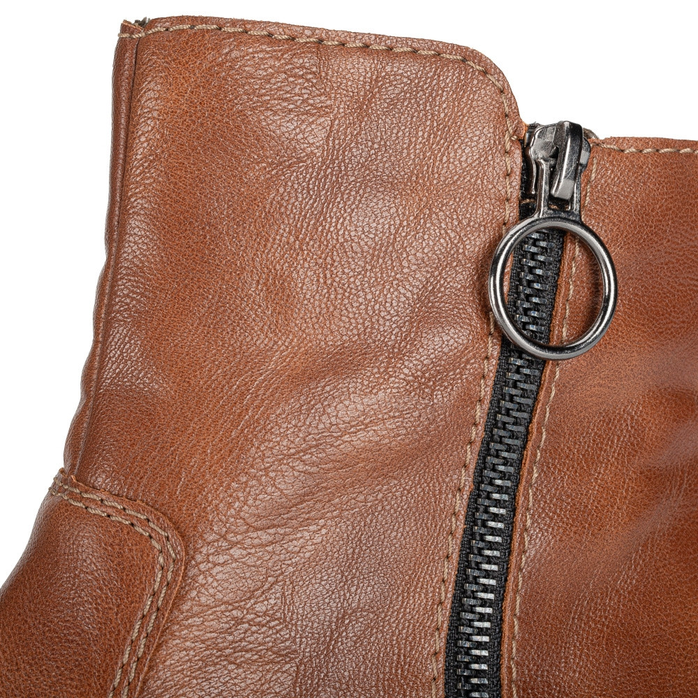detail Dámská kotníková obuv RIEKER 73450-22 hnědá W4