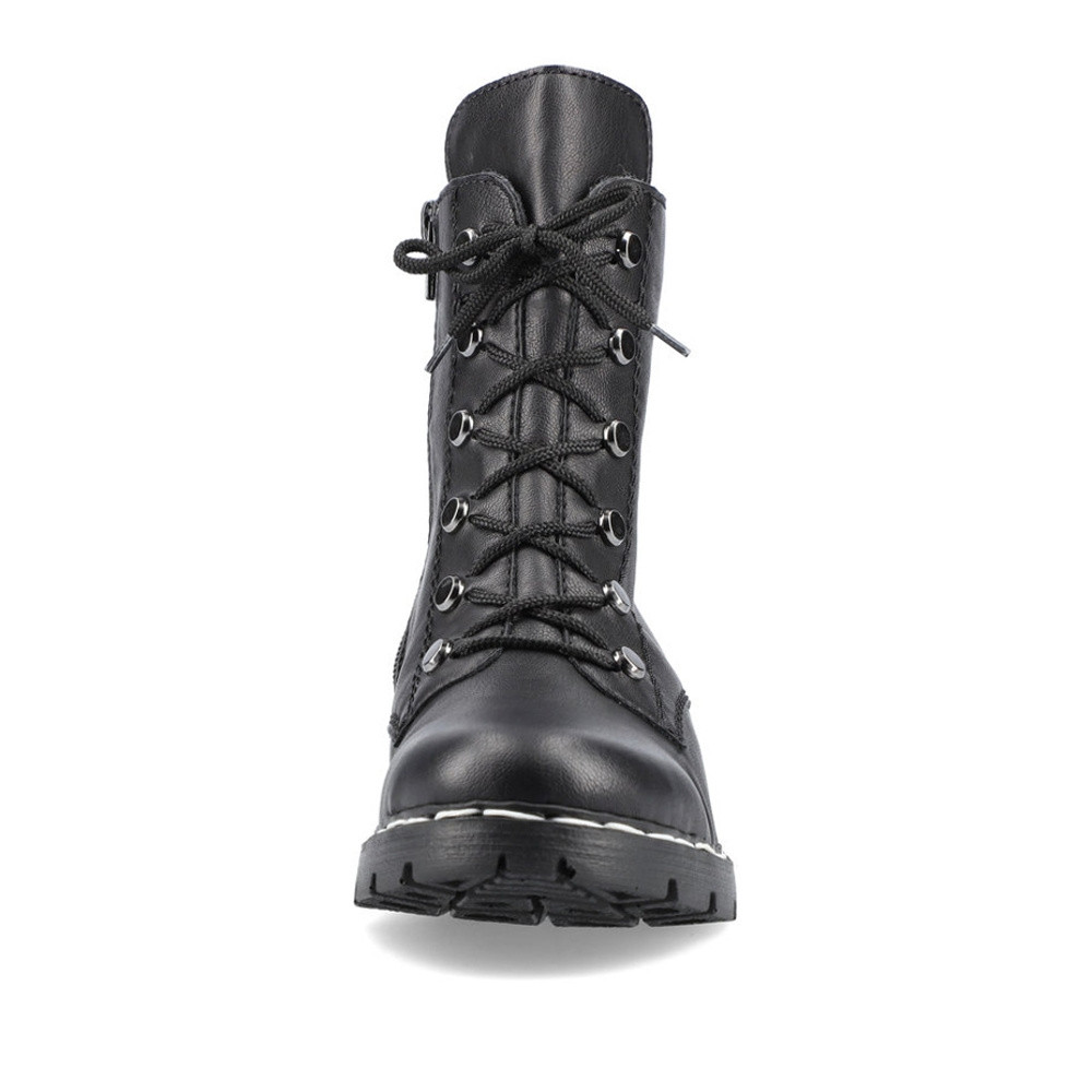 detail Dámská kotníková obuv RIEKER 76322-01 černá W1