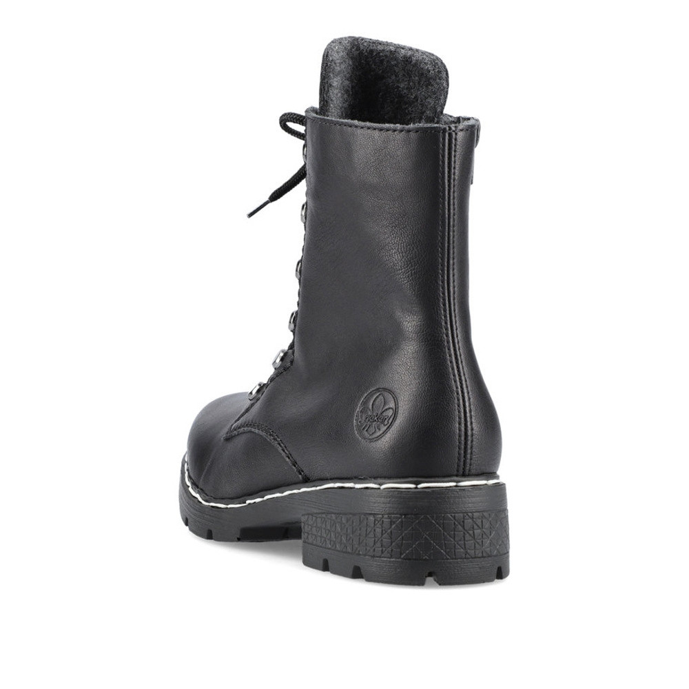 detail Dámská kotníková obuv RIEKER 76322-01 černá W1