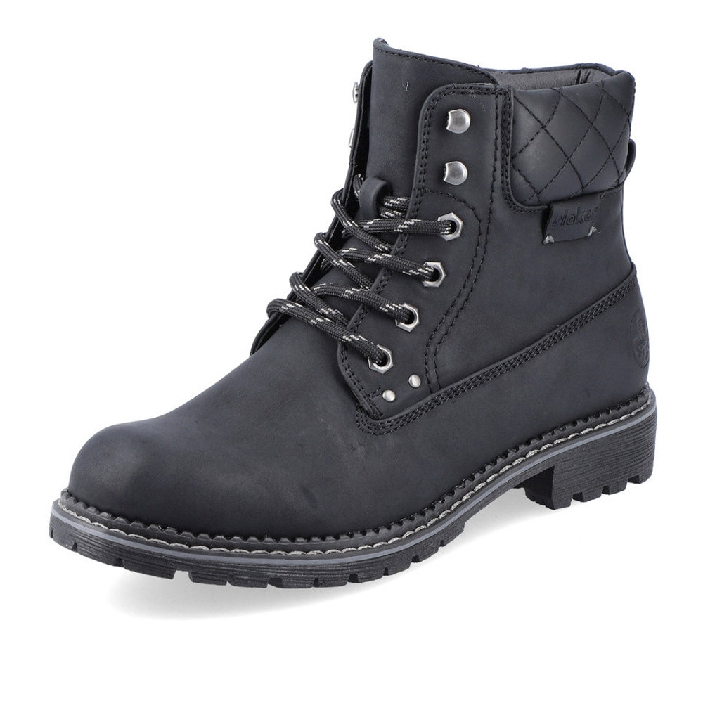 detail Dámská kotníková obuv RIEKER 95122-00 černá W2