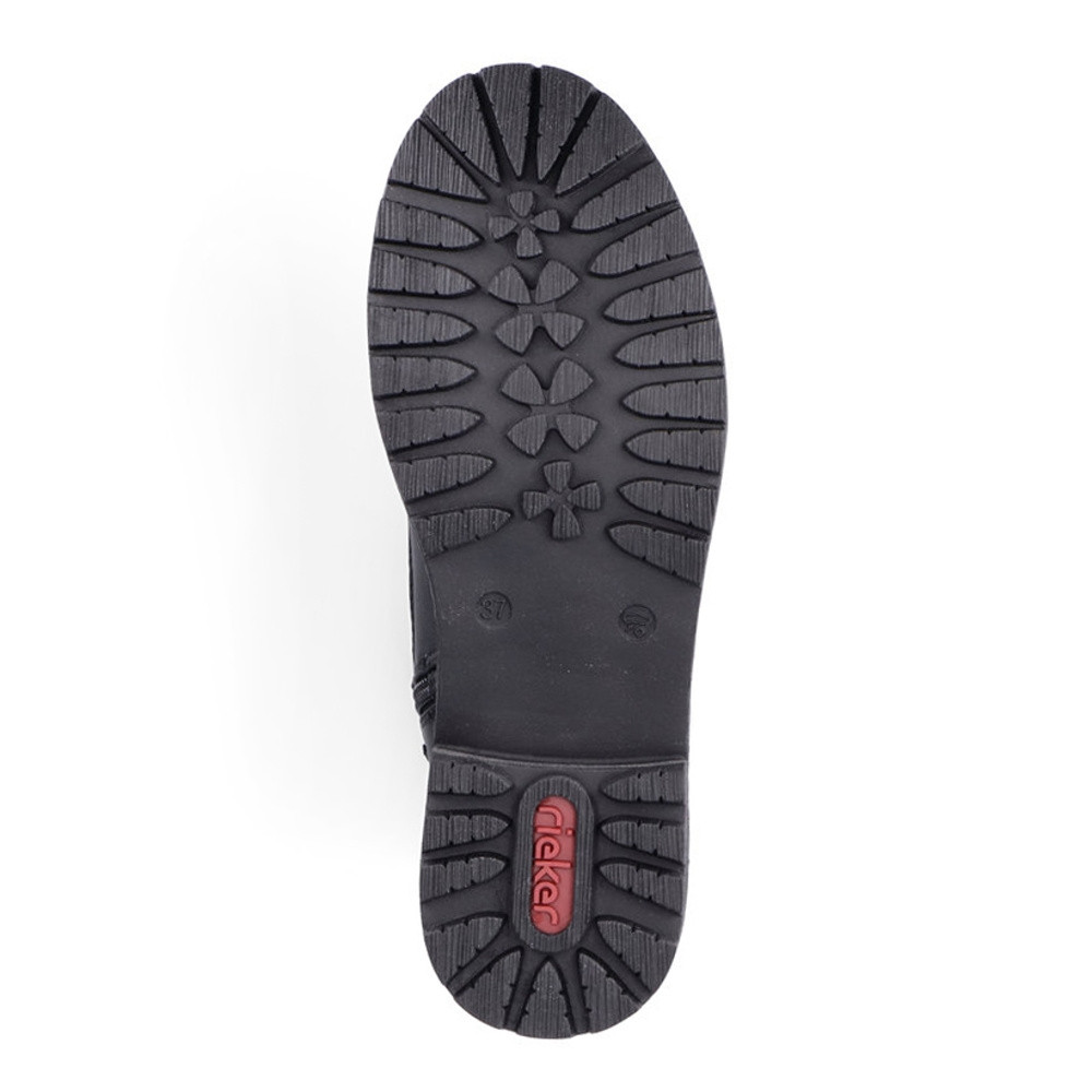 detail Dámská kotníková obuv RIEKER 95122-00 černá W2