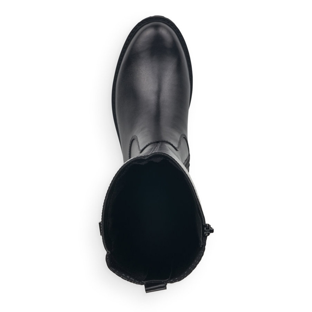 detail Dámské kozačky REMONTE D8690-01 černá W1