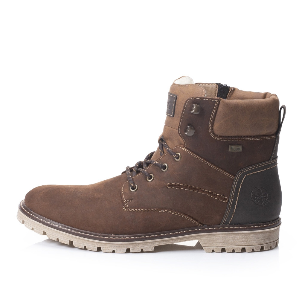 detail Pánská kotníková obuv RIEKER F3613-22 hnědá W4